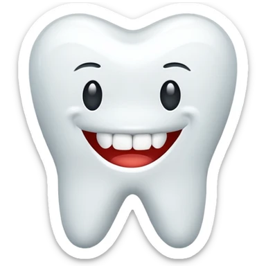 teeth icon sticker