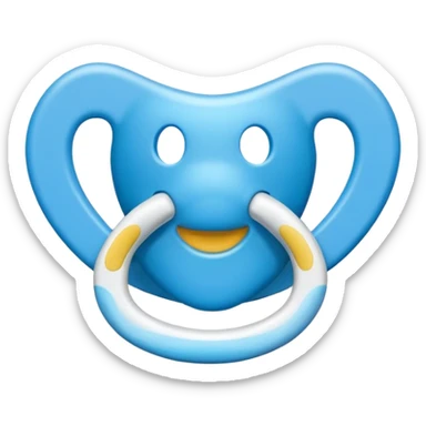Chupeta azul sticker