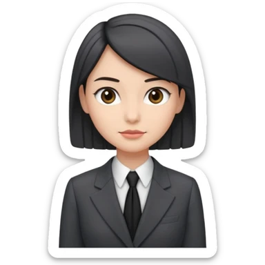 Just give me clothes only clothes like a suit and a skirt  sticker