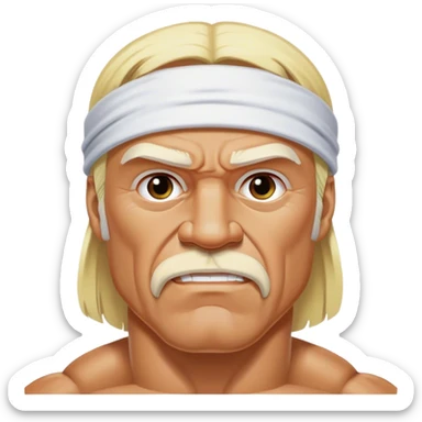 Hulk hogan sticker