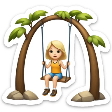 swing hike sticker