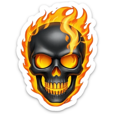 Ghost ride exact movie emoji sticker