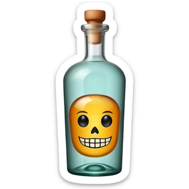 Botella de mezcal  sticker