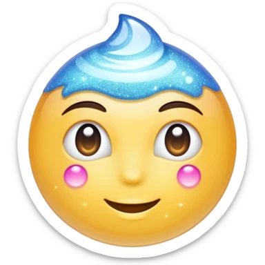 tiny glitter dust floating in the air, very small sparkles scattered everywhere, bright and shiny, like magical fine dust. Rounded, glossy, smooth, soft shadows, white background.




 sticker