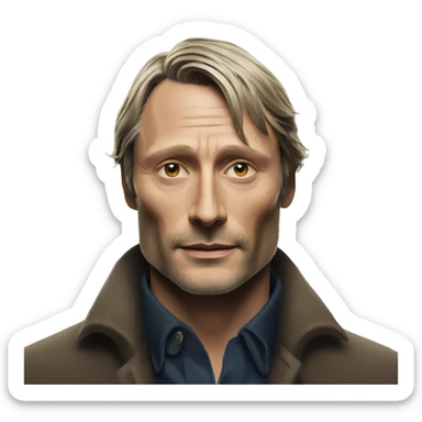mads mikkelsen hannibal sticker