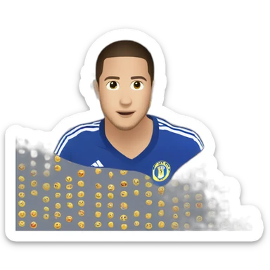 Eden hazard sticker