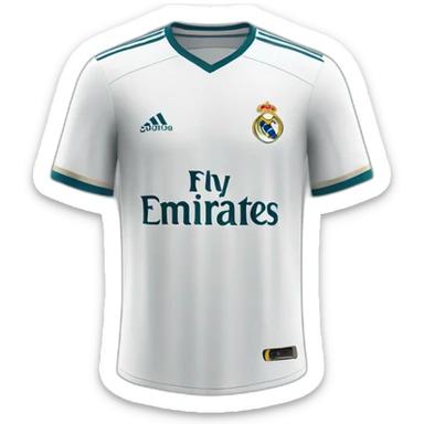 Real Madrid jersey sticker