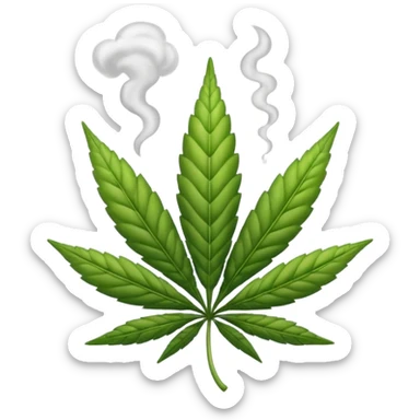 weed smoke sticker