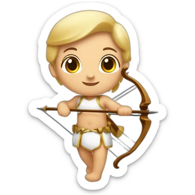 Sonny-Angel-with-a-Cupid’s-bow-and-arrow sticker