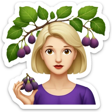Sylvia plaths fig tree analogy sticker