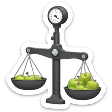 digital weighing scales sticker