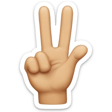 keep your fingers crossed sticker