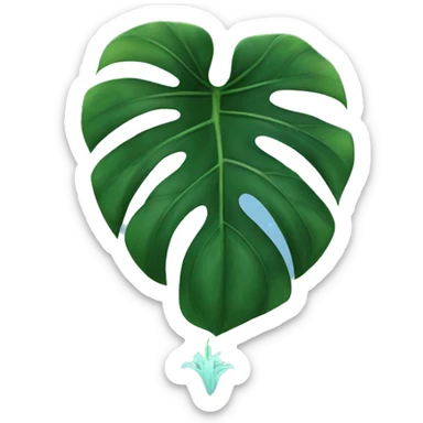 Monstera Thai constellation sticker