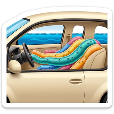 elek trik len miş arbanın içinde duran mikro bakterileri ver sticker