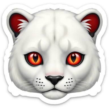 white panther emoji. As one would see on discord, that looks like Samuel Ayers from "The Smoke Room". make sure his eyes are red sticker