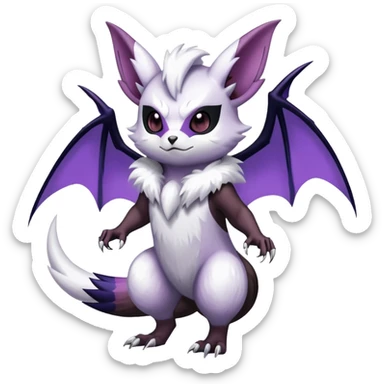 Furret-Absol-Noibat-Noivern-Hybrid (Full body) sticker