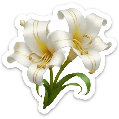 gilded lily sticker