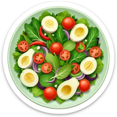 vegetarian salad sticker
