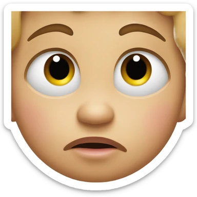 emoji baby frowning sticker