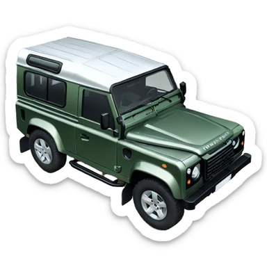 land rover defender sticker