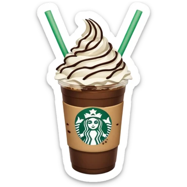 Starbucks frappe  sticker