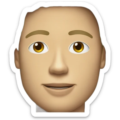 Brad Pitt in movie snatch  sticker