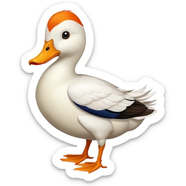 Dutch Hookbill Duck sticker