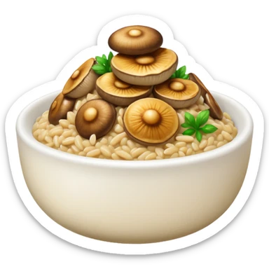 mushroom risotto sticker