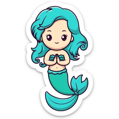 mermaid sticker