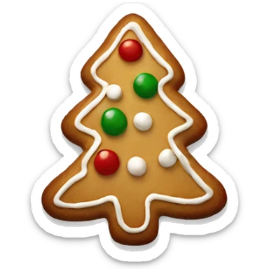 christmas cookie sticker