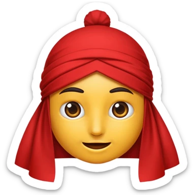 Kırmızı parıltı bir silah sticker