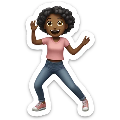 girl dancing song sticker