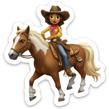 girl rodeo sticker