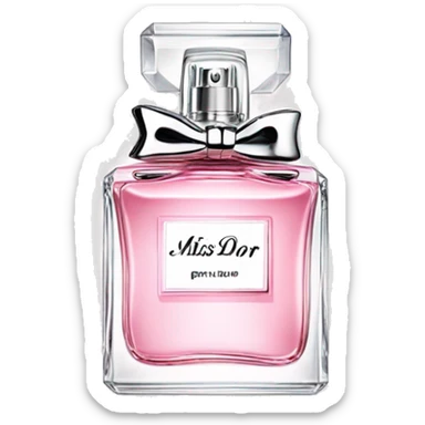 miss dior parfume sticker