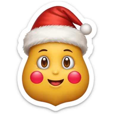 gere um emoji fofo de uma rena de natal sticker