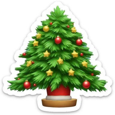 Chrismas tree sticker