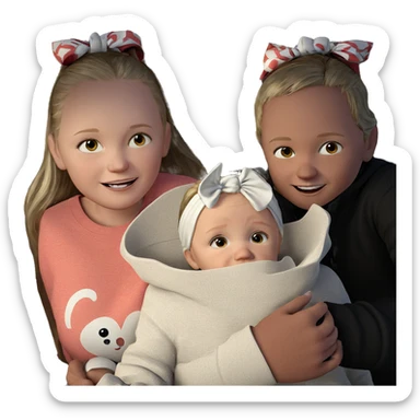 happy moments with friends sticker