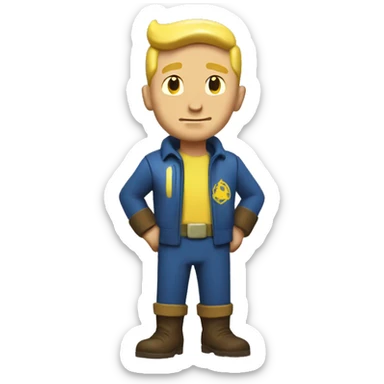 Vault Boy Fallout sticker
