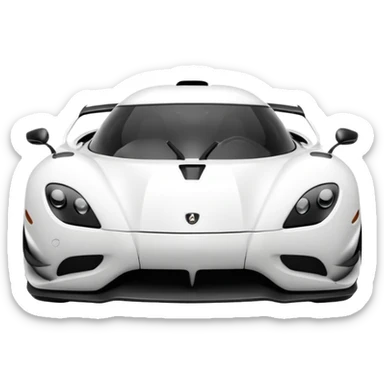 ghost logo koeniggseg sticker