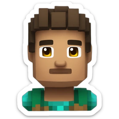 minecraft villager sticker
