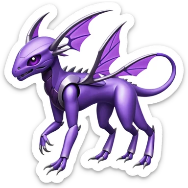 Genesect-Miraidon-Lunala-Fakémon-hybrid-creature (full body)  sticker