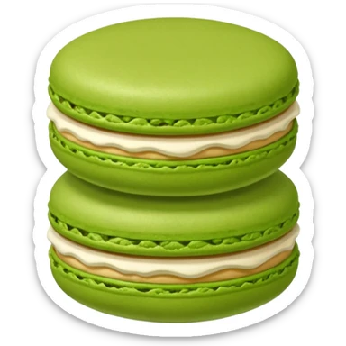 Green Macaroon sticker