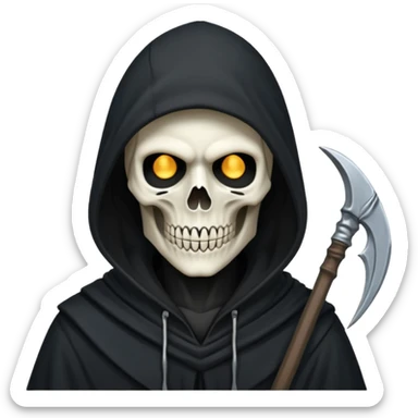 Grim Reaper Head only with the scythe sticker