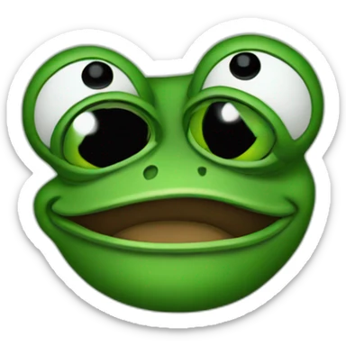 black pepe frog sticker