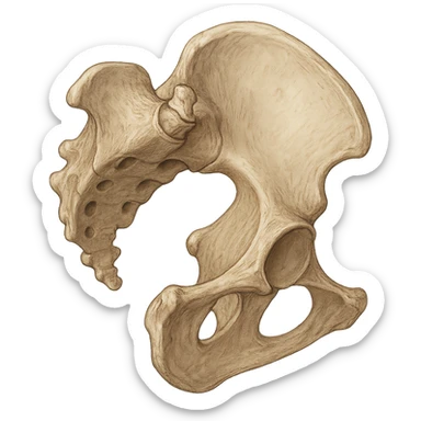 Bacino ruotato in senso orario sticker