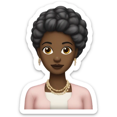 Chanel oberlin black girl sticker