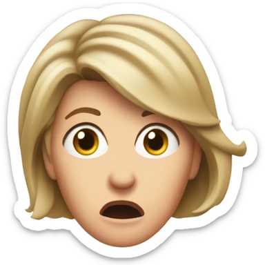 martha stewart looking at you like you’re crazy sticker