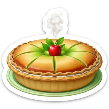 🍎🍏🥧 Fresh apples and homemade pie vibes sticker