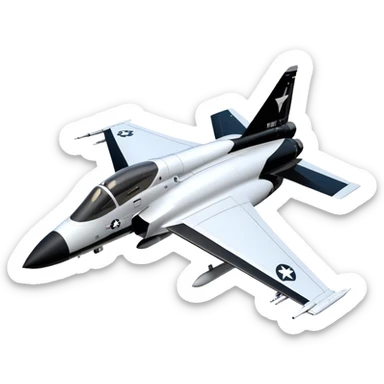 Jet Trainer - T-38 Talon - Northrop Grumman (Model Year: 2021) (Iconic colour: White and black) sticker