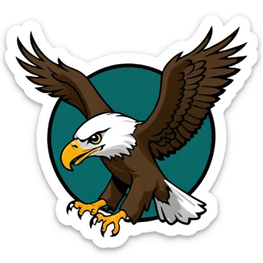 Philidelphia Eagles Logo IRL sticker